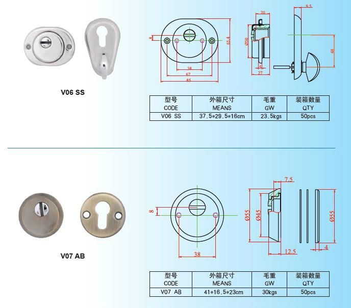 AMIGO Hardware Cylinder protector and Mortise locks 2