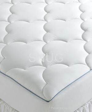 Comfort Synthetic Quilted Mattress Pad 