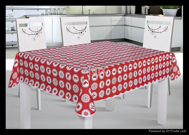 Printing Leopard table cloth(TB-C-008) 2