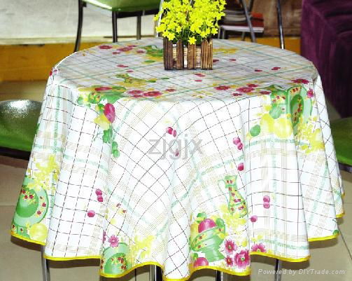 Printing Leopard table cloth(TB-C-008) 4