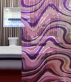 Modern print Purple shower