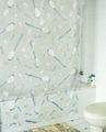 Wholesale modern ready made shower curtain(LY171) 2