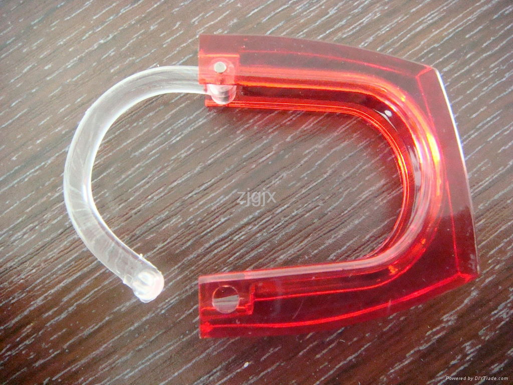 Plastic shower curtain rings/hooks(G-008) 2