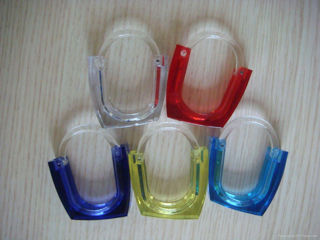 Plastic shower curtain rings/hooks(G-008) 4