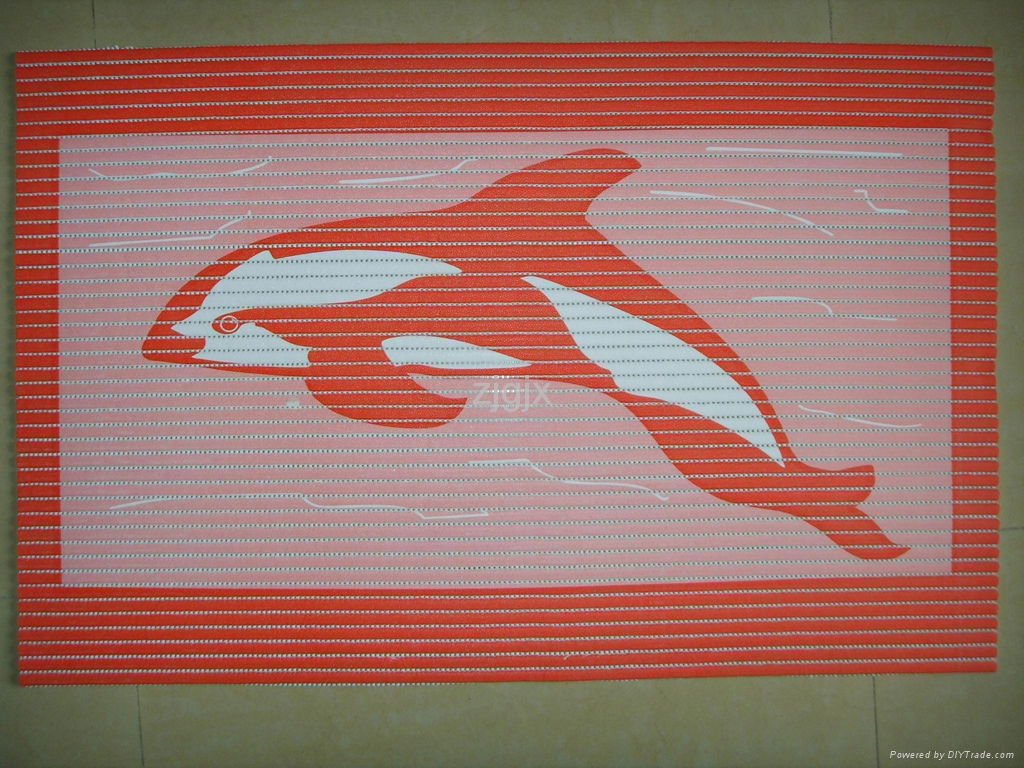 PVC anti slip foot mat(2012 popular sale)JD-045 4