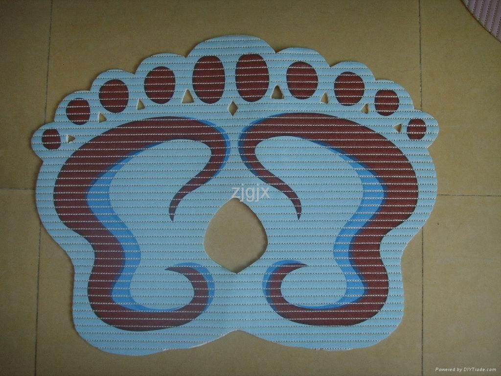 2012 year New design foot shape bath mat