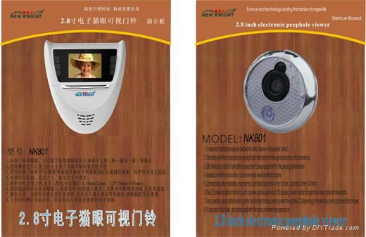 Electronic peephole viewer of doorbell 2