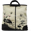 Fashion women handbag with hand painted