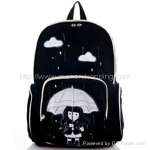 hand painted backpack