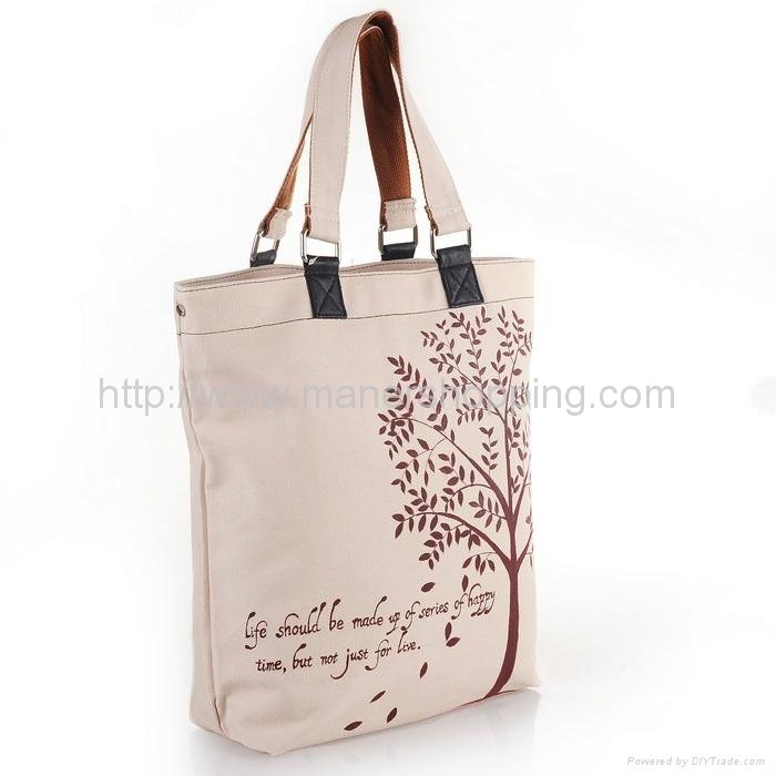 hand painted canvas tote 2