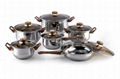 12pcs stainless steel cookware set 2