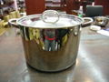 Stainless steel stock pot