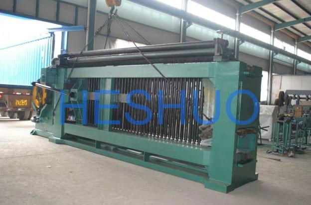 Automatic gabion mesh machine