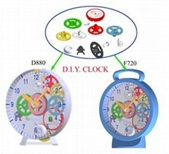 D880 my firs clock  Colorful clocks for educational toys Toys clocks  Diy clock 