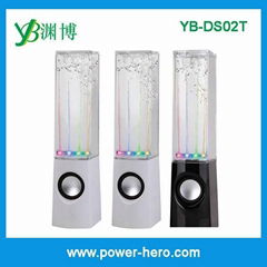 LED dancing water speaker