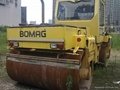 Used double drum road roller