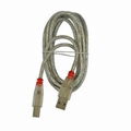 USB Printer Cable ( Transparent) 1