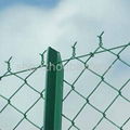 Temporary chain link fence