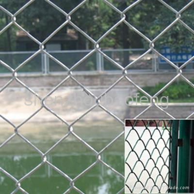 Temporary chain link mesh panel fence 3