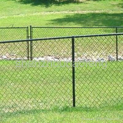 Temporary chain link mesh panel fence 4