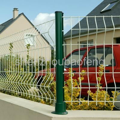 Pvc coated welded wire mesh fence 2