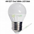 4W LED bulb E27 base Warm White