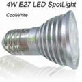 4W E27 LED Spotlight Warm White 1