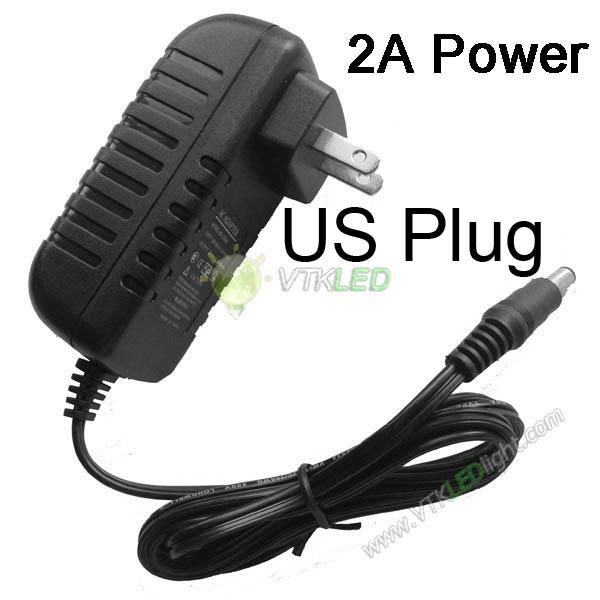 AC 100-240V To DC 12V 2A Power Supply Converter Adapter for Led Strips Lights EU