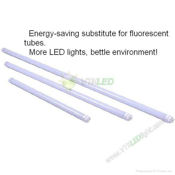 UL LED Tube, 1200MM Diffuse PC Cover T8 LED Tube Light, High brightness SMD2835  3