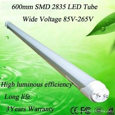 Wholesale Price $6.5/pcs. 2835 SMD 10w 2ft 600mm Tube T8 LED
