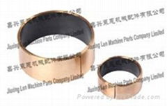 Bronze backing self-lubricating bushing