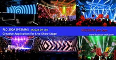 Soft LED Curtain Display for Live show, DJ stage