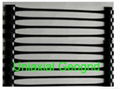 Uniaxial plastic geogrid