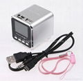 Portable Mini Speaker support USB flash drive Micro SD card FM LED display 1