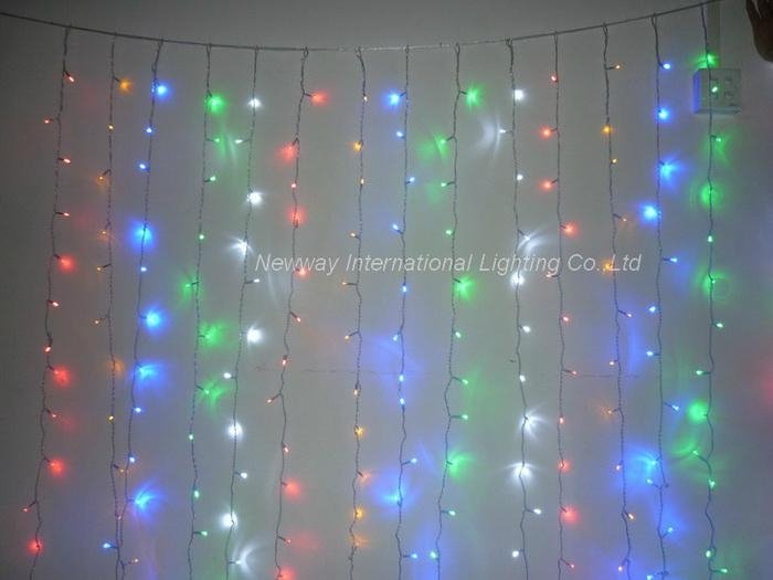 LED Icicle Lights for Christmas  Holiday Decoration