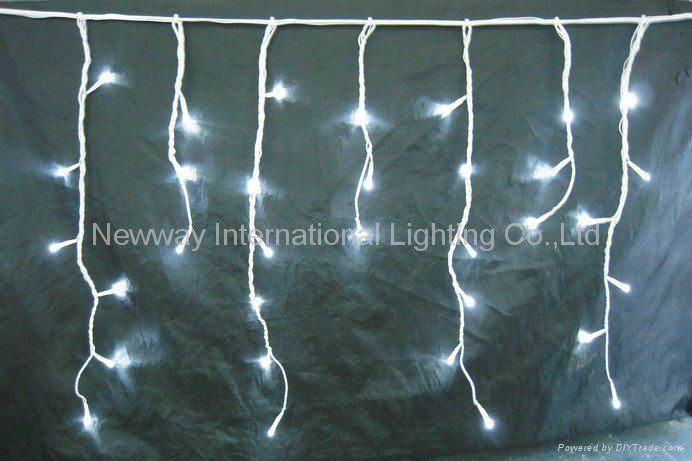 LED Icicle Lights for Christmas  Holiday Decoration 4