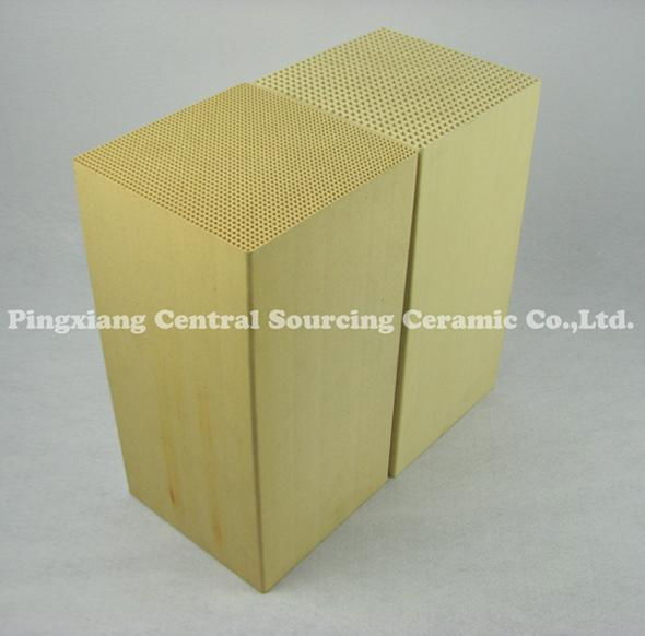ceramic honeycomb for RTO/RCO