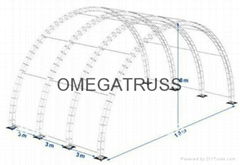 aluminum roof stage truss system for fashion show