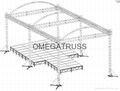 outdoor concert stage truss system