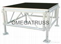 aluminum adjustable stage