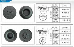 rubber stopper 28-B1 rubber plug rubber closure injection flip off cap