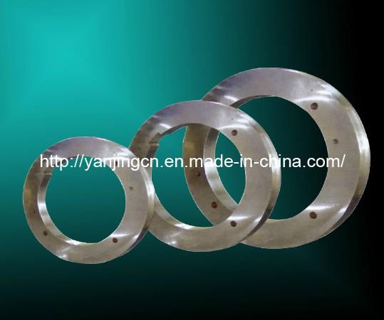 Disk blades for cutting stainless steel plate