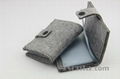 Woolen felt wallets