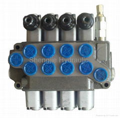 ZT-L12E-4OT 50 LPM Monoblock control valve,Hydraulic direction control valve,