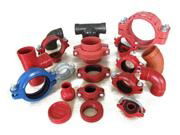 pipe fitting and grooved coupling