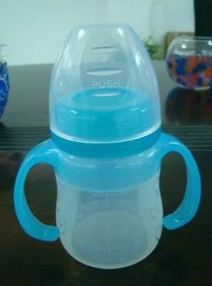 Silicone Baby Bottle with Nipple 2