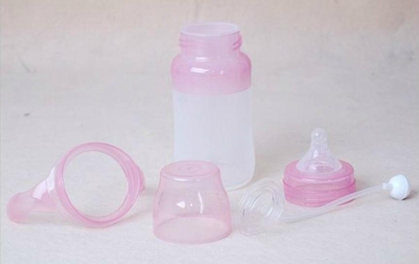 Silicone Baby Bottle with Nipple 5