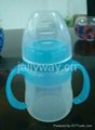 Silicone baby feeding bottle