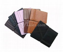 Leather magic wallet 