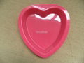 heart shape silicone bake pan 1